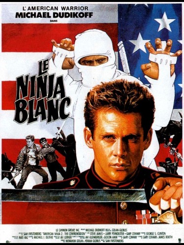 Affiche du film NINJA BLANC (LE) - AMERICAN NINJA 2 : THE CONFRONTATION