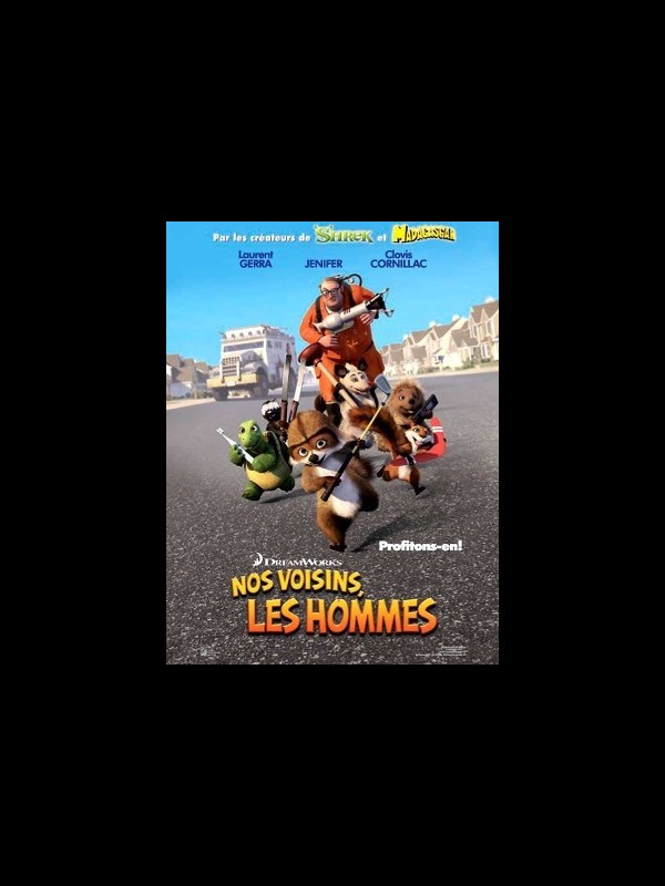 Affiche du film NOS VOISINS LES HOMMES 1 - OVER THE HEDGE