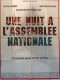 NUIT A L'ASSEMBLEE NATIONALE (UNE)