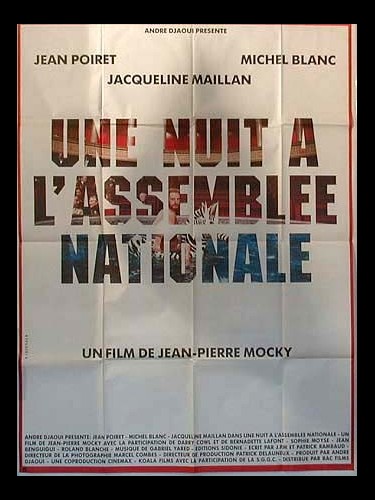 Affiche du film UNE NUIT A L'ASSEMBLEE NATIONALE