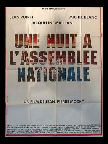 Affiche du film NUIT A L'ASSEMBLEE NATIONALE (UNE)