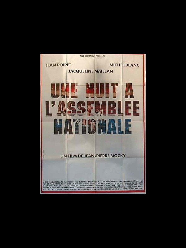 Affiche du film NUIT A L'ASSEMBLEE NATIONALE (UNE)
