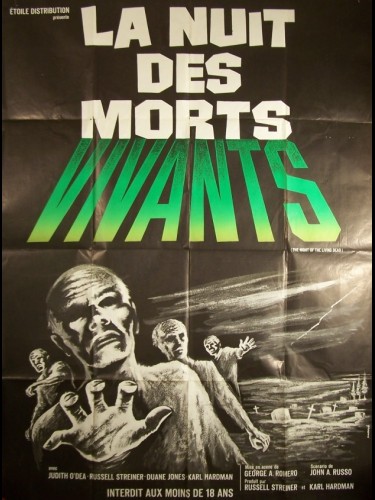 Affiche du film NUIT DES MORTS VIVANTS (LA) - NIGHT OF THE LIVING DEAD