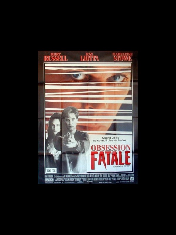 Affiche du film OBSESSION FATALE - Titre original : UNLAWFUL ENTRY