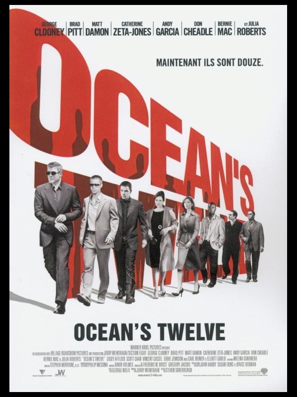 Affiche du film OCEAN'S TWELVE - OCEAN'TWELVE