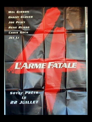 Affiche du film ARME FATALE 4 (L') (SPECIALE) - LETHAL WEAPON 4