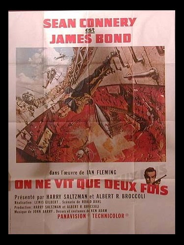 Affiche du film ON NE VIT QUE DEUX FOIS - Titre original : YOU ONLY LIVE TWICE