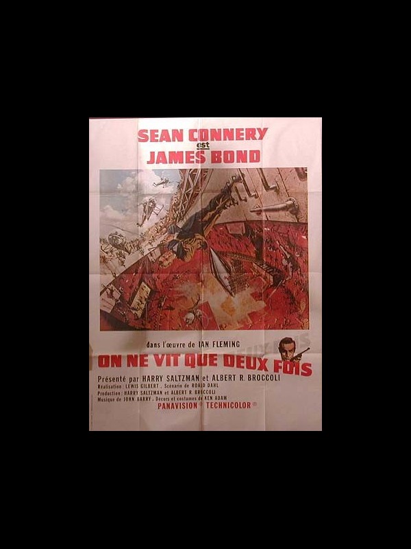 Affiche du film ON NE VIT QUE DEUX FOIS - Titre original : YOU ONLY LIVE TWICE