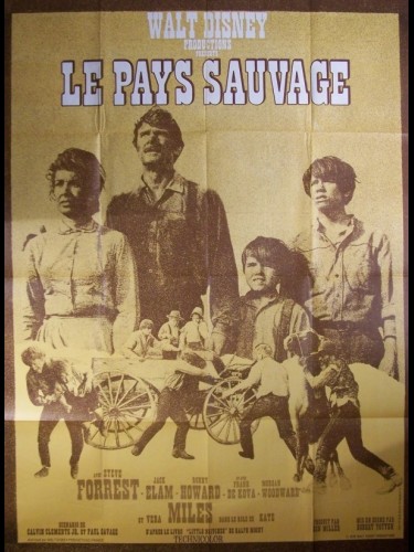 Affiche du film LE PAYS SAUVAGE - Titre original : THE WILD COUNTRY