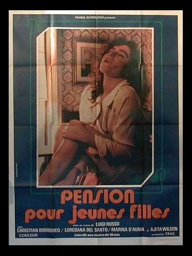 Affiche du film PENSION POUR JEUNES FILLES - Titre original : PENSIONE AMORE SERVIZIO COMPLETO