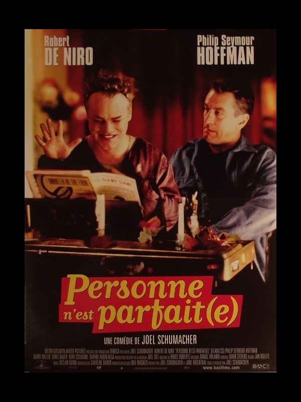 Affiche du film PERSONNE N'EST PARFAIT - FLAWLESS