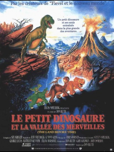 Affiche du film PETIT DINOSAURE ET LA VALLEE DES MERVEILLES (LE) - THE LAND BEFORE TIME
