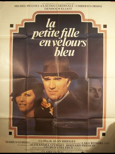 Affiche du film LA PETITE FILLE EN VELOURS BLEU