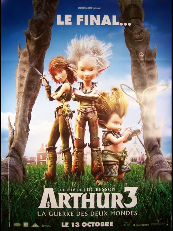 Affiche du film ARTHUR 3 (LA GUERRE DES DEUX MONDES)
