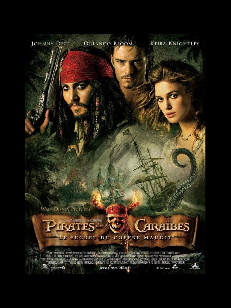 Pirate Des Caraibes Le Secret Du Coffre Maudit Streaming Affiche du film PIRATES DES CARAIBES 2 LE SECRET DU COFFRE MAUDIT