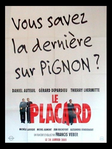 Affiche du film PLACARD (PREVENTIVE ) (LE)