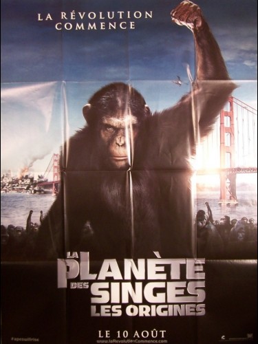 Affiche du film LA PLANETE DES SINGES LES ORIGINES