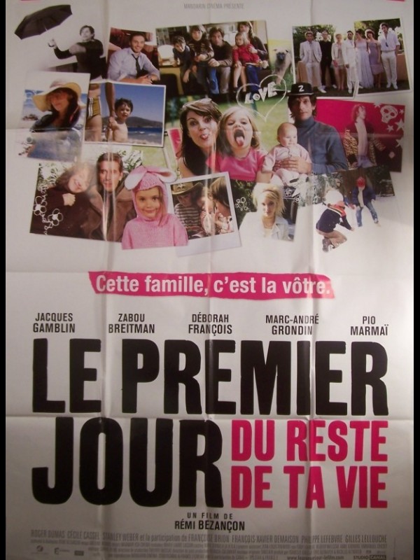 Affiche du film PREMIER JOUR DU RESTE DE TA VIE (LE)