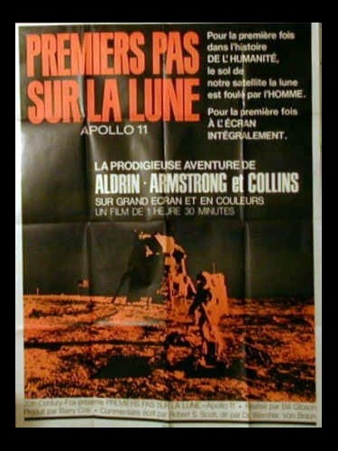 Affiche du film PREMIERS PAS SUR LA LUNE - APPOLO 11 - - FOOTPRINTS ON THE MOON: APOLLO 11