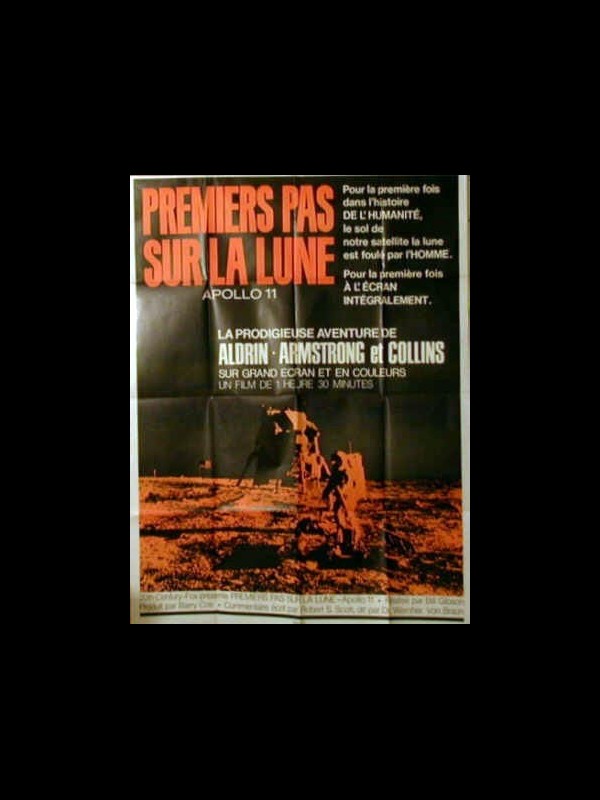 Affiche du film PREMIERS PAS SUR LA LUNE - APPOLO 11 - Titre original : FOOTPRINTS ON THE MOON: APOLLO 11