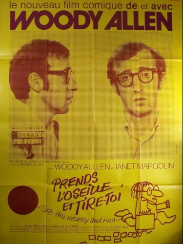 Affiche du film PRENDS L'OSEILLE ET TIRE TOI - TAKE THE MONEY AND RUN