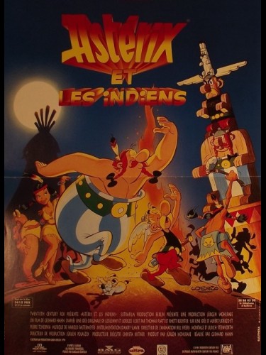 Affiche du film ASTERIX ET LES INDIENS