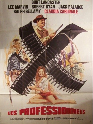 Affiche du film PROFESSIONNELS (LES) - THE PROFESSIONALS