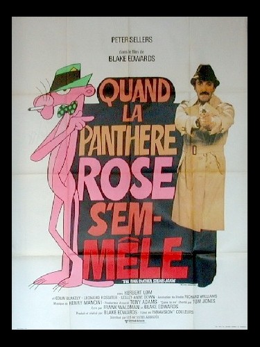 Affiche du film QUAND LA PANTHERE ROSE S'EN MELE