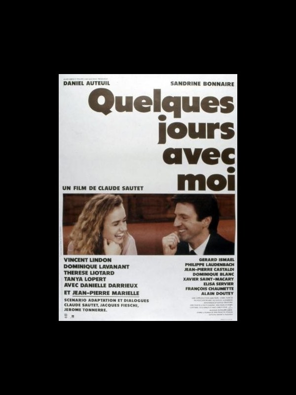 Affiche du film QUELQUES JOURS AVEC MOI