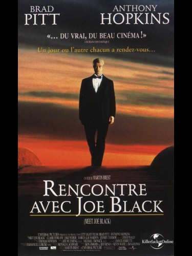 Affiche du film RENCONTRE AVEC JOE BLACK - Titre original : MEET JOE BLACK