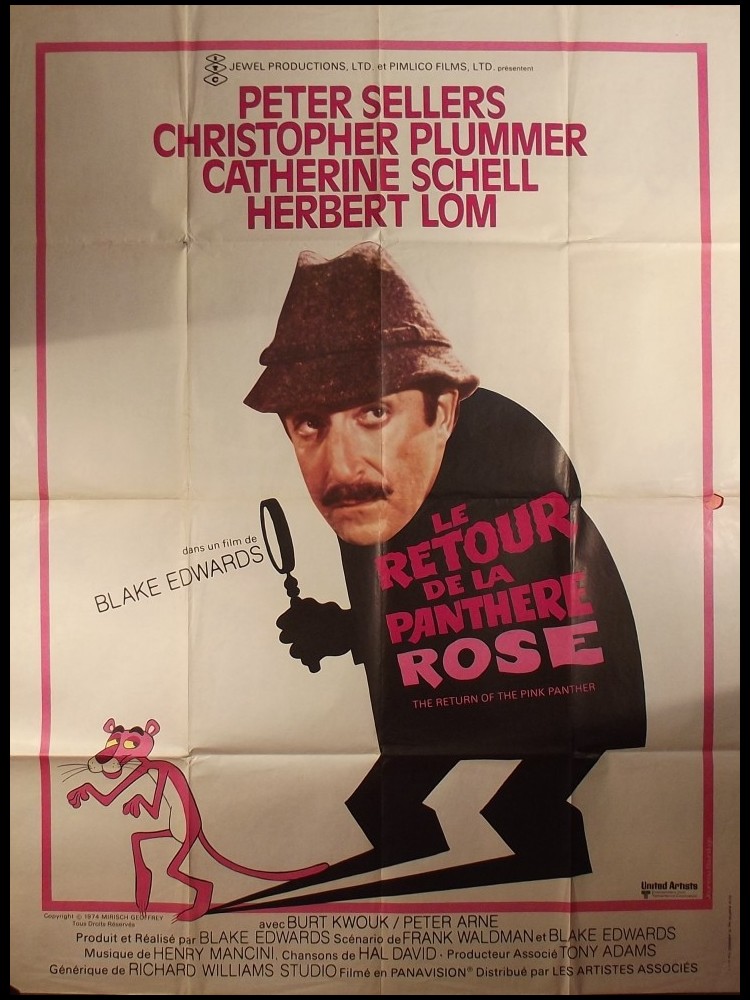 Film La Panthere Rose Peter Sellers Affiche du film RETOUR DE LA PANTHERE ROSE (LE) - THE RETURN OF THE
