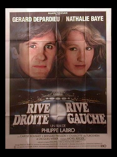 Affiche du film RIVE DROITE RIVE GAUCHE