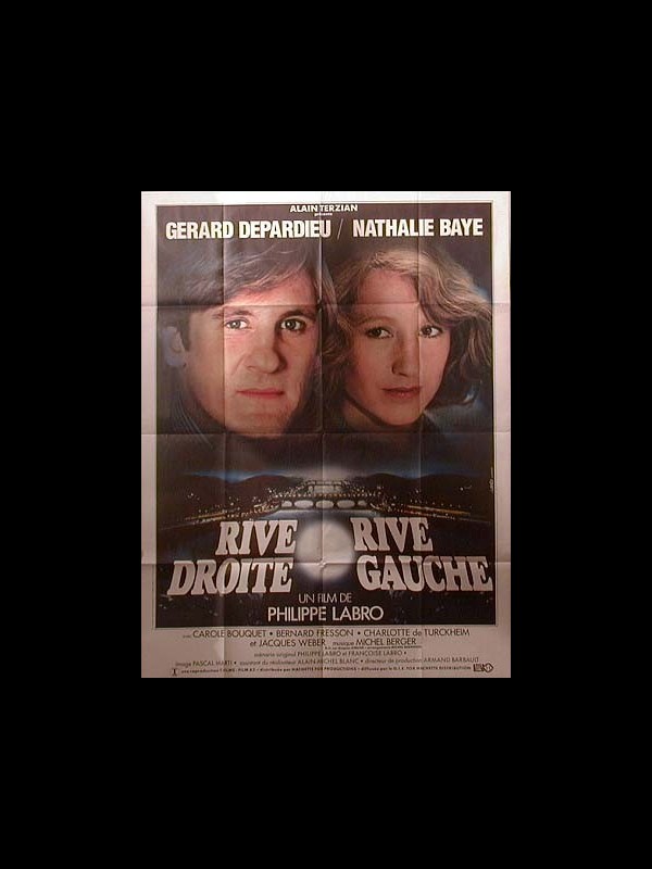 Affiche du film RIVE DROITE RIVE GAUCHE