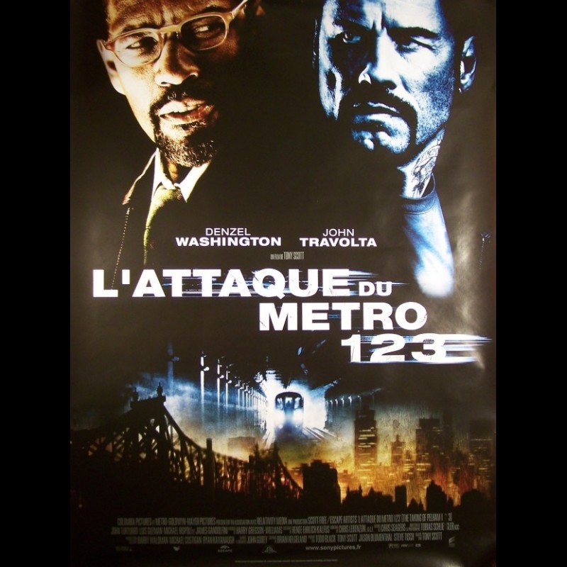 L'attaque Du Metro 123 Histoire Vrai Affiche du film ATTAQUE DU METRO 123 (L') - THE TAKING OF PELHAM 1 2 3