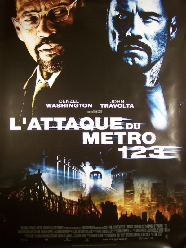 Affiche du film ATTAQUE DU METRO 123 (L') - THE TAKING OF PELHAM 1 2 3