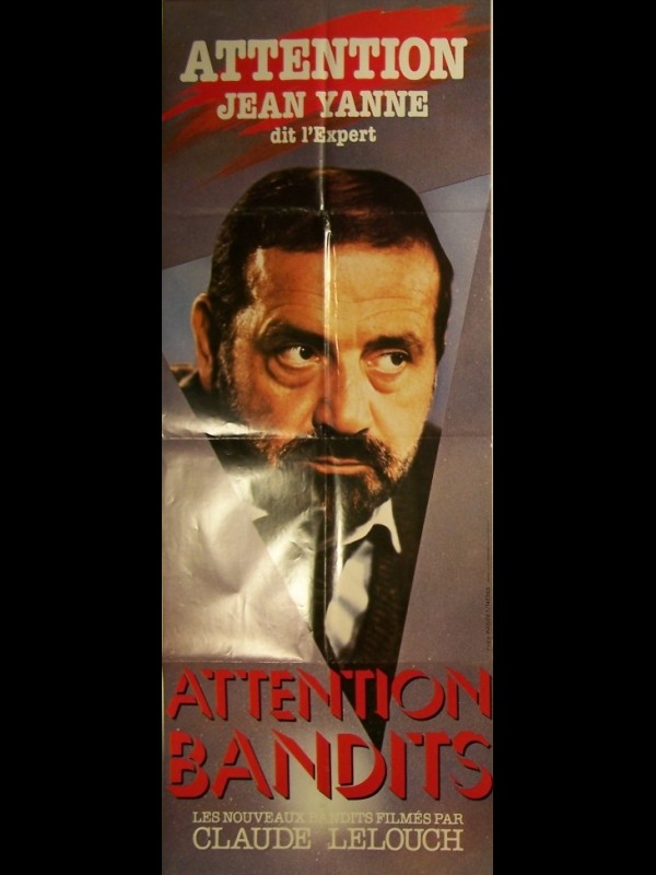 Affiche du film ATTENTION BANDITS (JEAN YANNE)