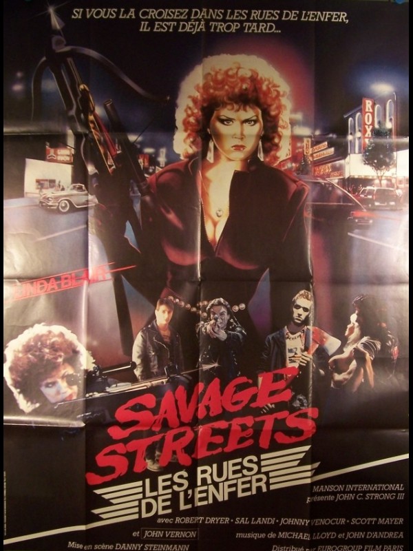 Affiche du film RUES DE L'ENFER (LES) - SAVAGE STREETS