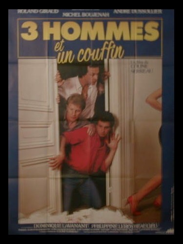 Affiche du film 3 HOMMES ET UN COUFFIN