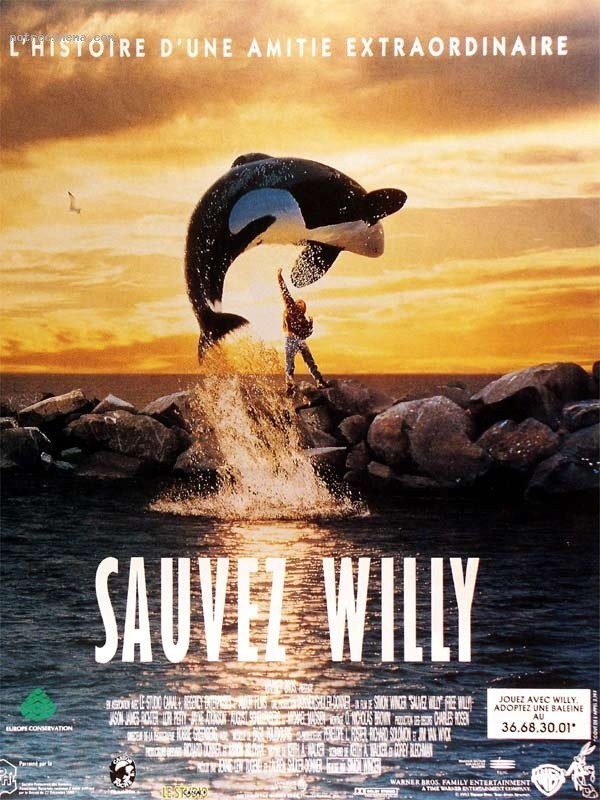 Affiche du film SAUVEZ WILLY - FREE WILLY