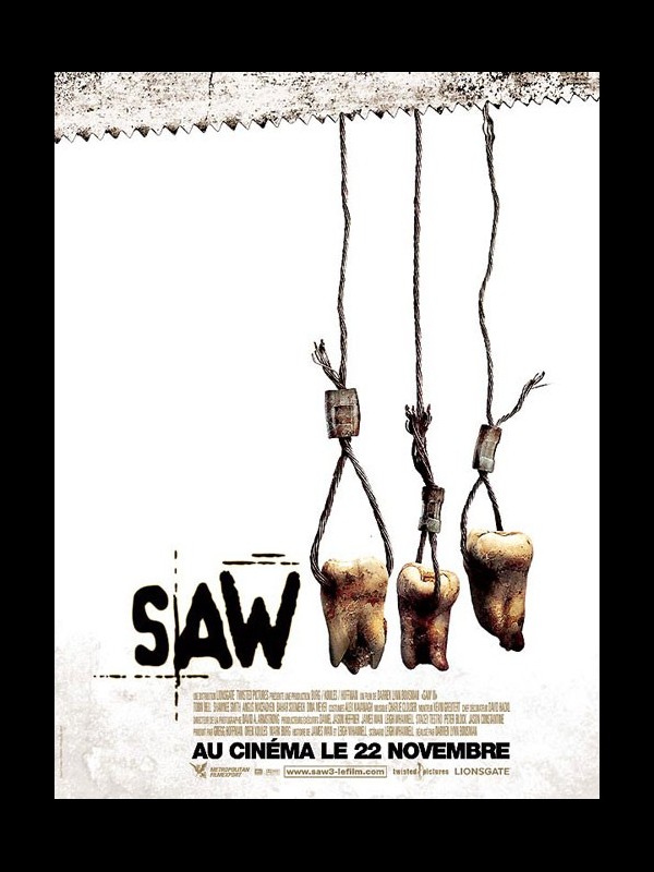 Affiche du film SAW 3 - SAW III