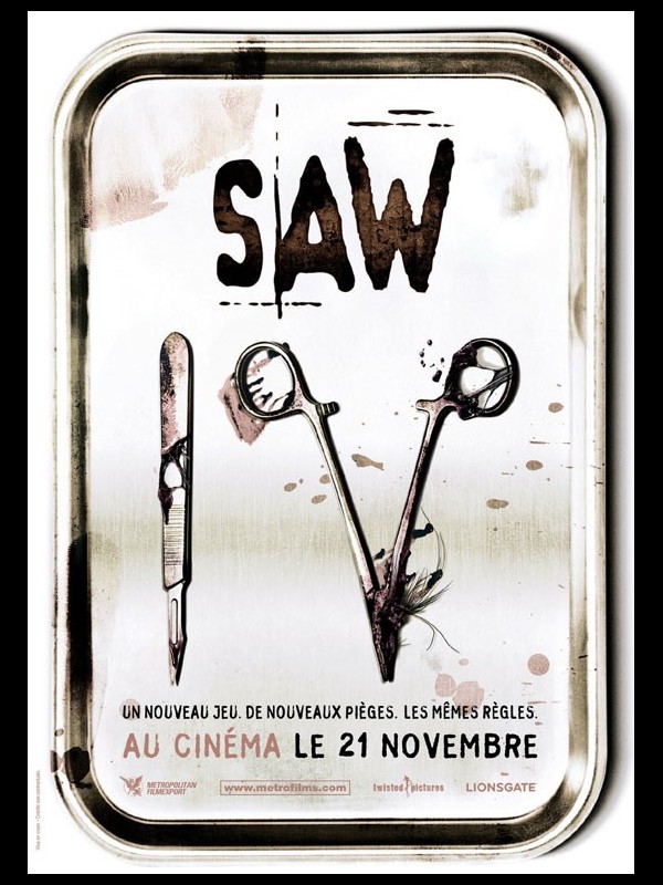 Affiche du film SAW 4 - SAW IV