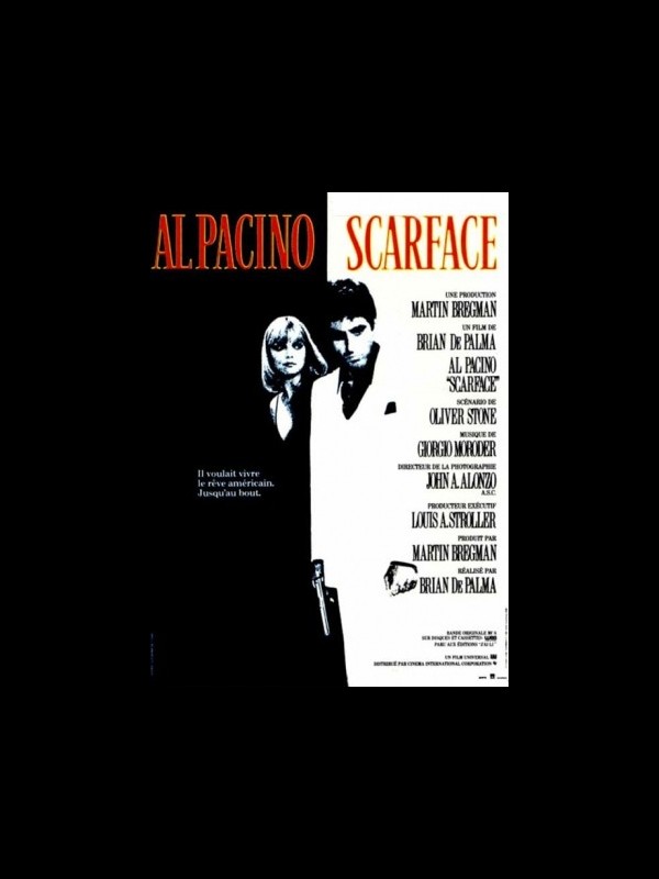 Affiche du film SCARFACE CINEMAFFICHE