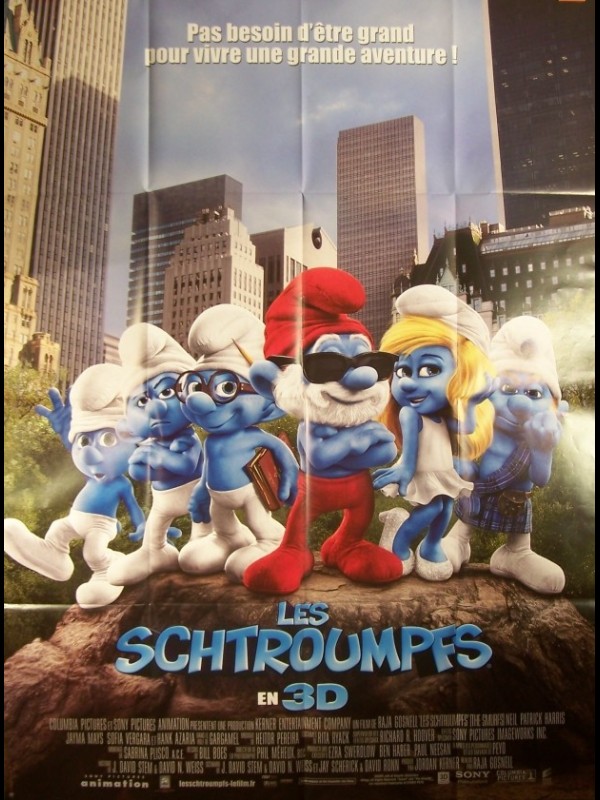 Affiche du film SCHTROUMPFS (LES) - THE SMURFS