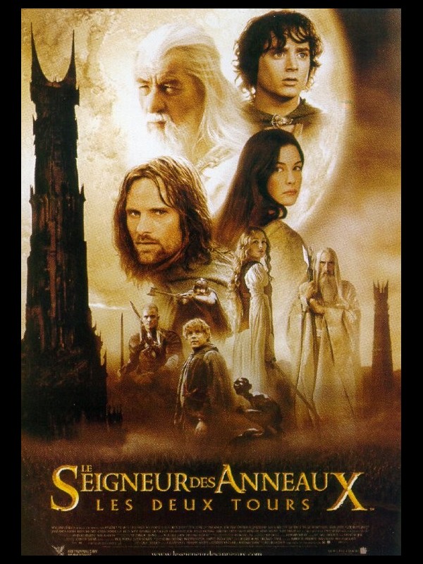 Affiche du film LE SEIGNEUR DES ANNEAUX : LES DEUX TOURS