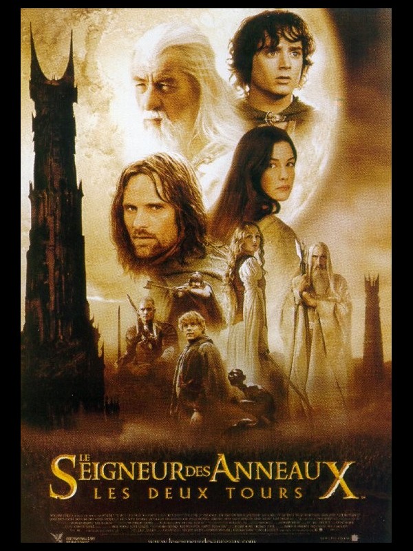 Affiche du film SEIGNEUR DES ANNEAUX : LES DEUX TOURS 2 (LE) - LORD OF THE RINGS : THE TWO TOWERS (THE)