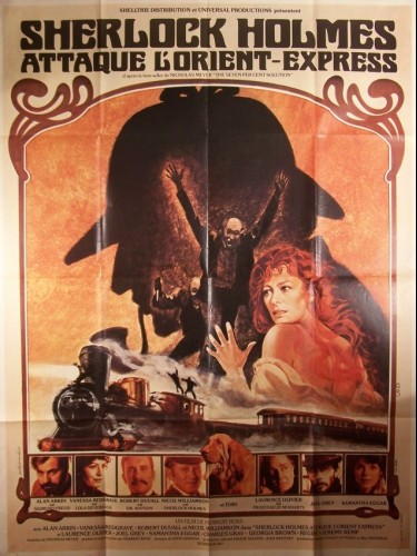 Affiche du film SHERLOCK HOLMES ATTAQUE L'ORIENT EXPRESS - THE SEVEN-PER-CENT SOLUTION