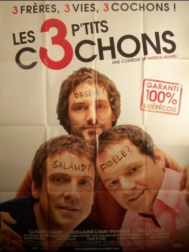 Affiche du film LES 3 P'TITS COCHONS