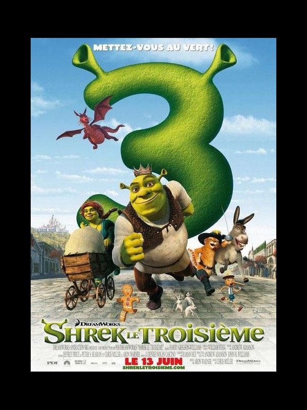 Affiche du film SHREK LE TROISIEME