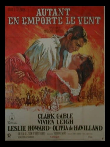 Affiche du film AUTANT EN EMPORTE LE VENT - GONE WITH THE WIND