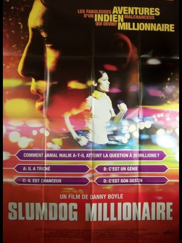 Affiche du film SLUMDOG MILLIONNAIRE